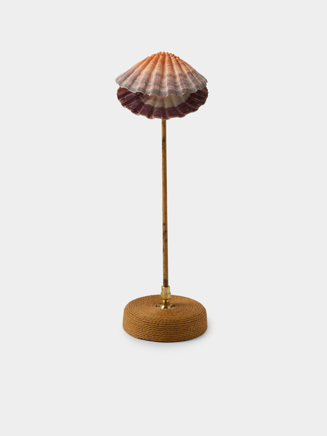 Tennant New York - Ventimiglia Bamboo and Lion's Paw Table Lamp - Orange - ABASK - 