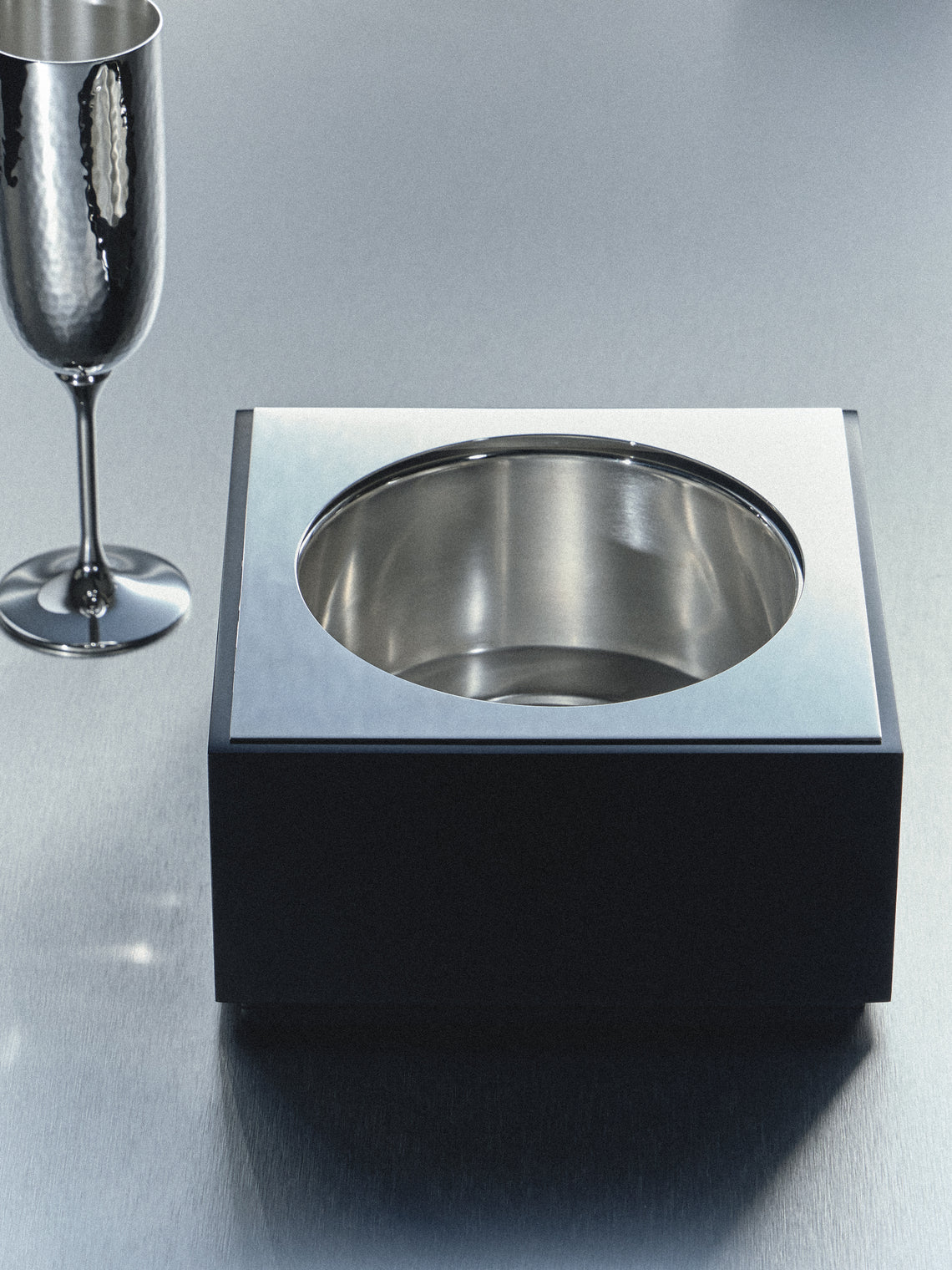 Robbe & Berking - Blackline Silver-Plated Caviar Box - Silver - ABASK