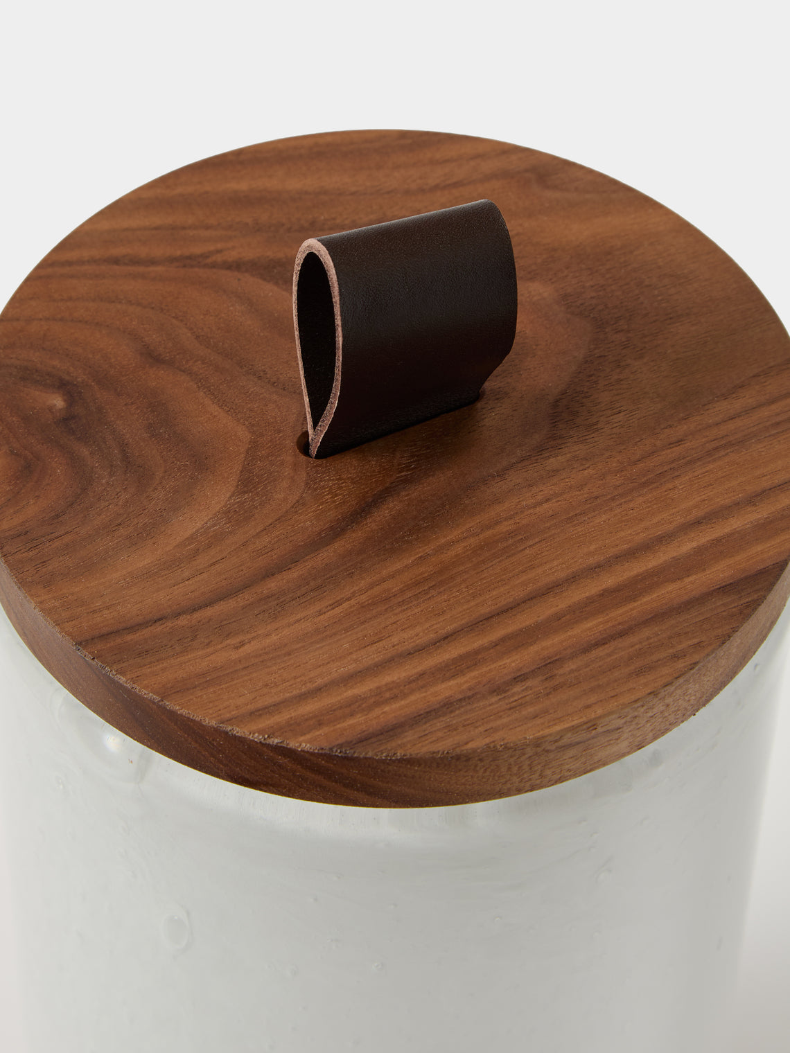Wannes Antwerp - Antoine London Hand-Blown Glass and Walnut Portable Lamp - White - ABASK