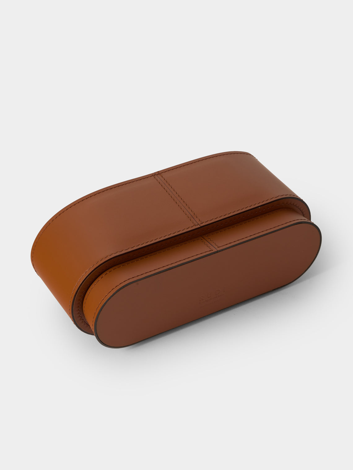 RUDI - Zenit Leather Envelope Holder - Brown - ABASK