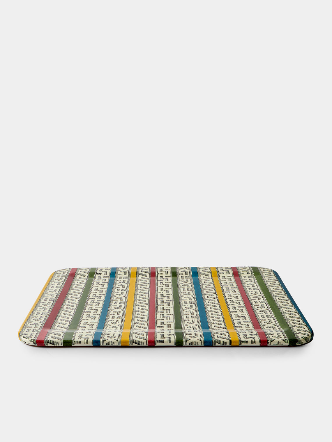 Fornasetti - Bordi Antichi Wood Tray (23.5in/60cm) - Multiple - ABASK