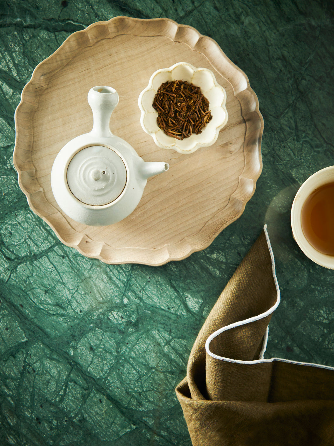 Shimojo Akira - Wood-Fired Ceramic Kyuusu Teapot -  - ABASK