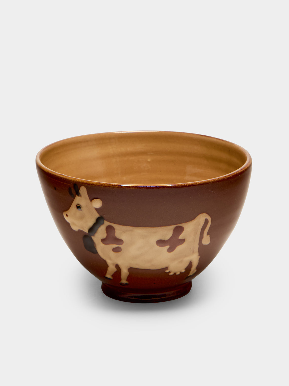 Poterie d’Évires - Cows Hand-Painted Ceramic Bowls (Set of 6) - Multiple - ABASK