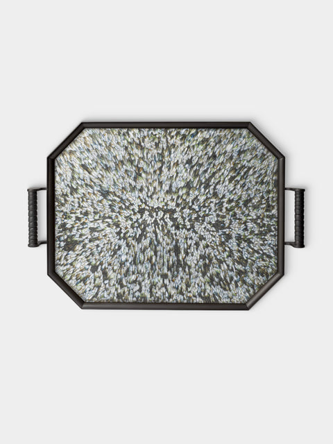 Droulers - Nova Burnished Brass Tray (21.5in/55cm) - Brown - ABASK - 