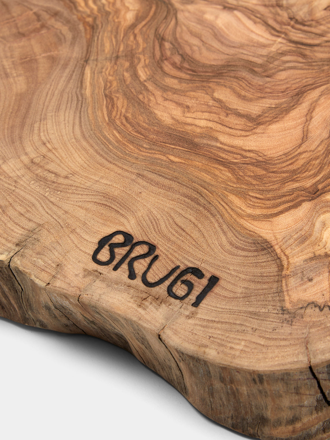 Art Brugi - Hand-Carved Olivewood Cheese Board - Brown - ABASK