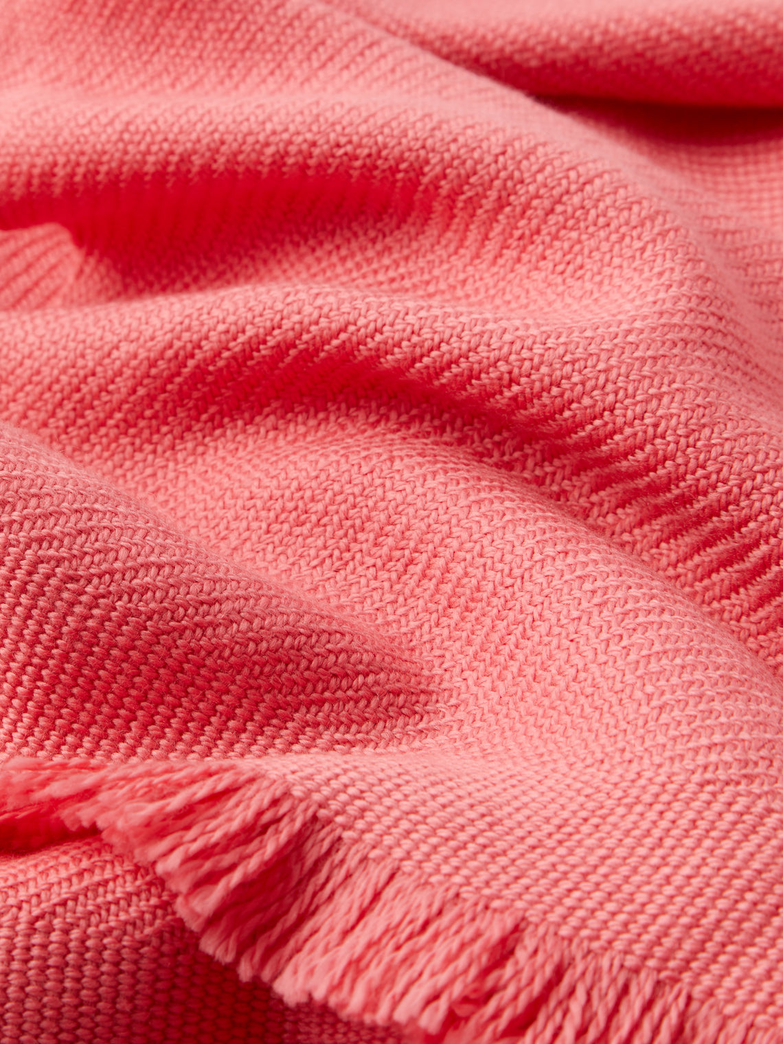 Me & K - Merino Wool and Cashmere King-Size Blanket (106in/2.7m) - Pink - ABASK