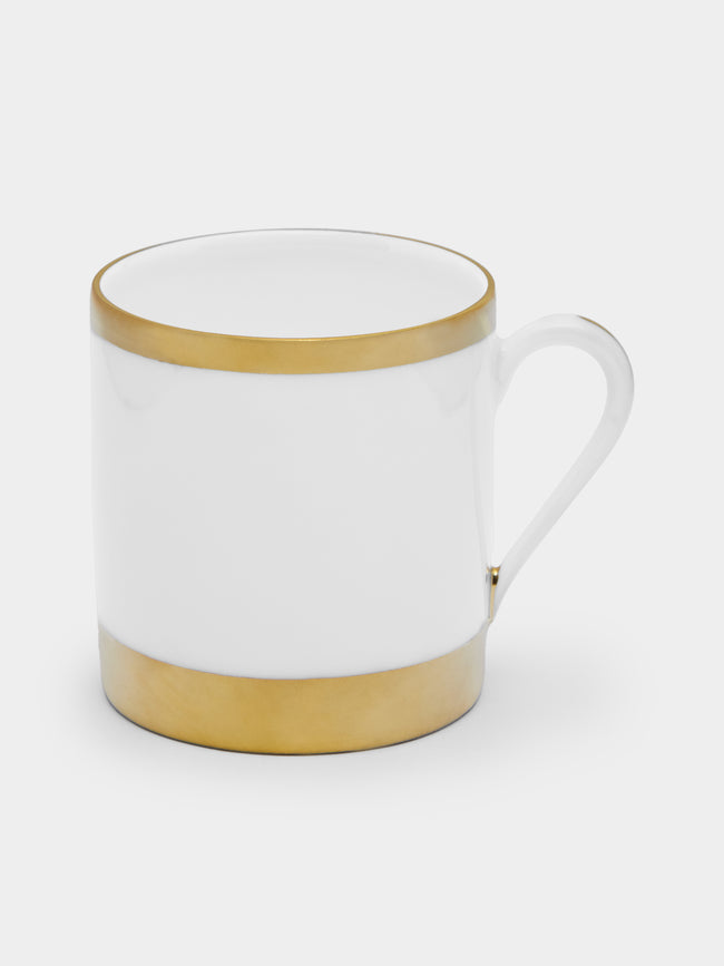 Robert Haviland & C. Parlon - William Porcelain Coffee Cup and Saucer (Set of 2) - Gold - ABASK - 