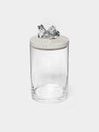 Objet Luxe - Silver-Plated, Shell and Glass Jar -  - ABASK - 