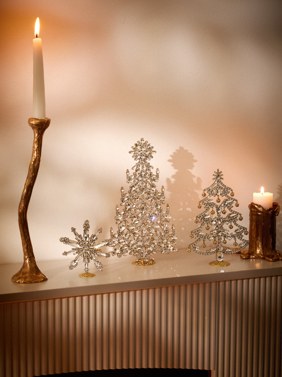 ABASK Decorations - Intricate Czech Crystal Tree - Clear - ABASK
