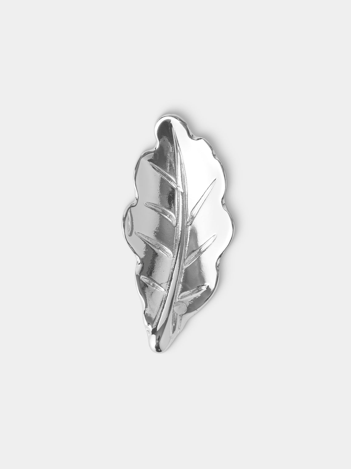 Ercuis - | Set of 6 | Leaf Silver-Plated Place Card Holders - Silver - ABASK