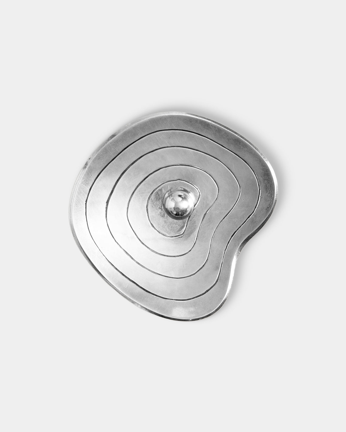 Mahnaz Collection - Women's Vintage 1947 Sigurd Persson Swedish Early Sterling Silver Brooch - Silver - ABASK - 
