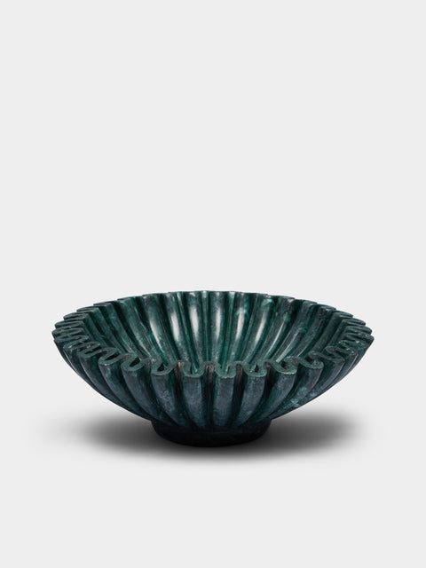 Anastasio Home - 'Ruffle' Marble Bowl -  - ABASK - 