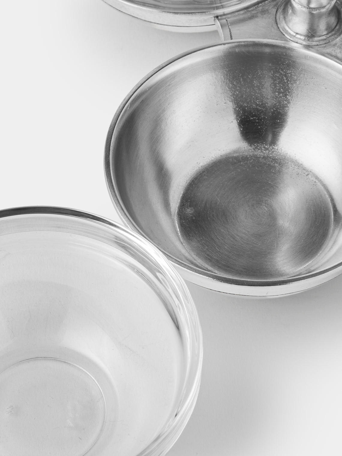 Cosi Tabellini - Osteria Pewter Condiment Holder - Silver - ABASK