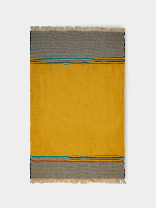 Libeco - Sequoia Stripe Belgian Linen Towel -  - ABASK