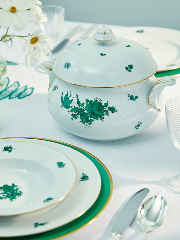 Augarten - Maria Theresia Hand-Painted Porcelain Deep Soup Tureen -  - ABASK