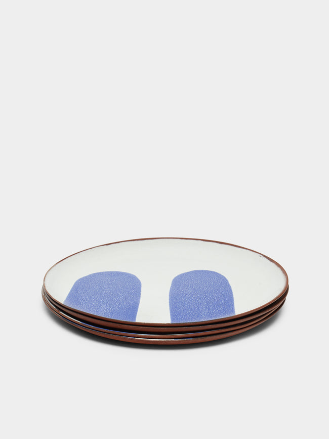 Silvia K Ceramics - Large Terracotta Plates (Set of 4) -  - ABASK