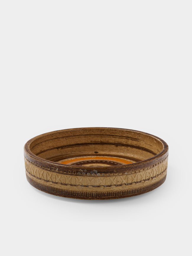 Antique and Vintage - 1960s Bitossi Sahara Ceramic Bowl - Beige - ABASK - 
