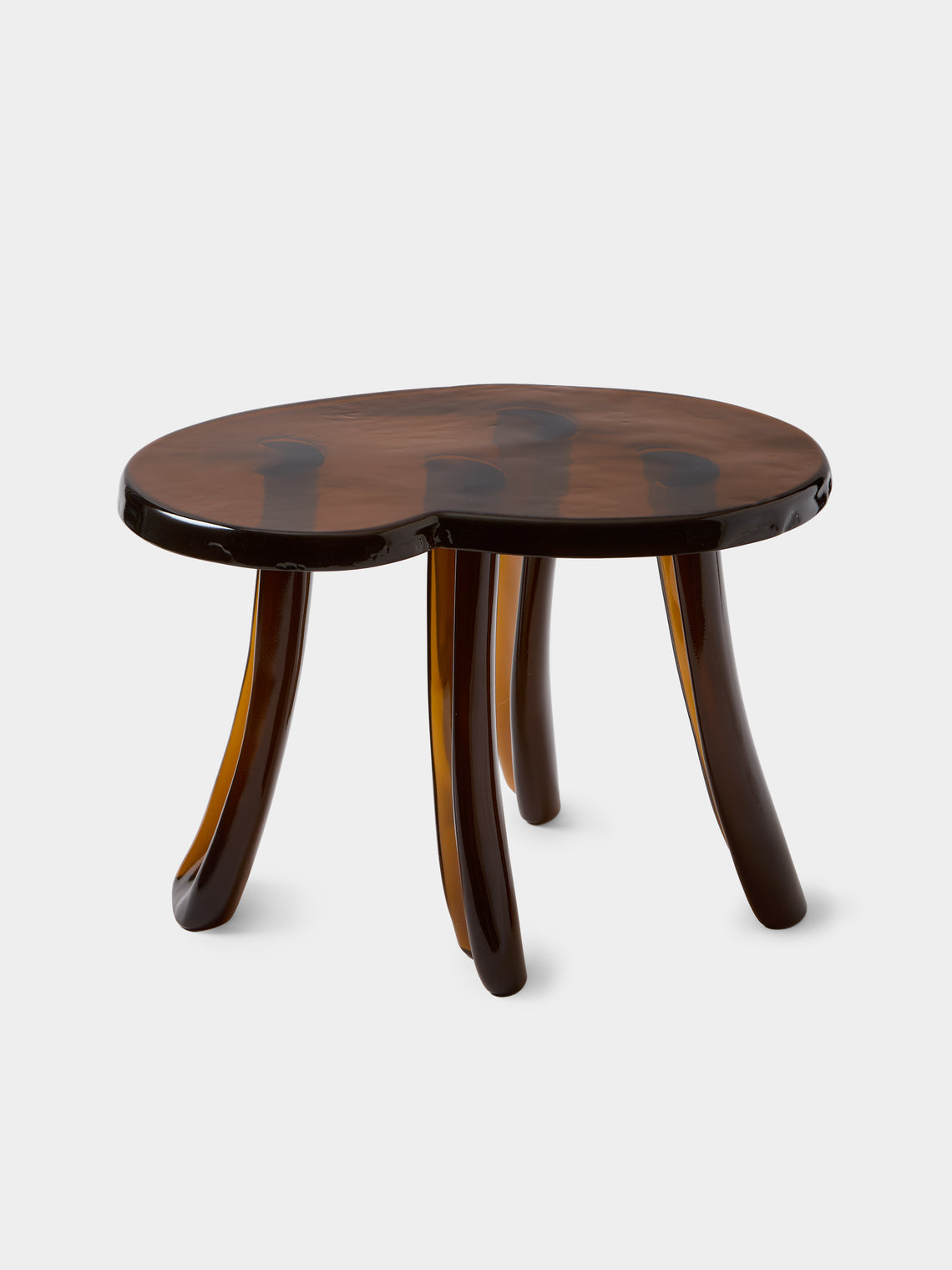 Szymon Keller - Lung Resin Low Table (18in/46cm) - Brown - ABASK - 