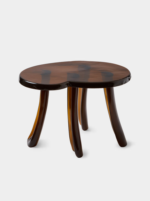Szymon Keller - Lung Resin Low Table (18in/46cm) - Brown - ABASK - 