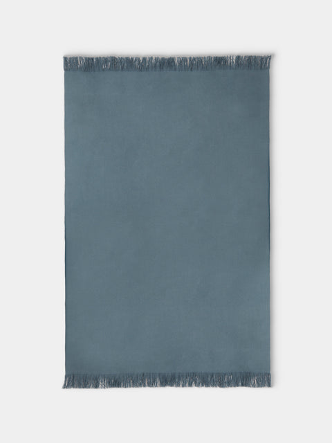 Denis Colomb - Cashmere Blanket (79in/2m) - Blue - ABASK - 