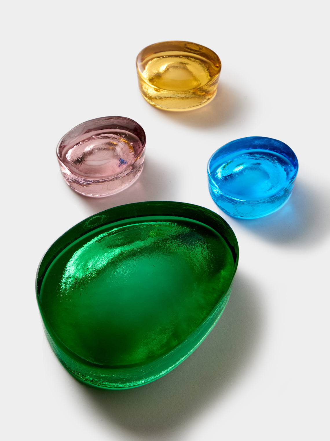 Antique and Vintage - 1970s NasonMoretti Murano Glass Desk Tidies (Set of 4) - Multiple - ABASK