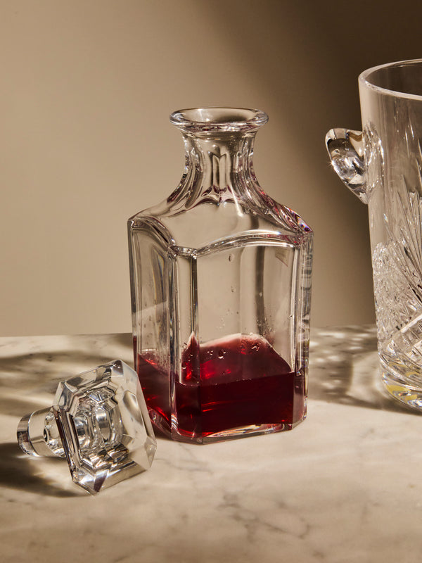 Antique and Vintage - 1940s Baccarat Crystal Decanter - Clear - ABASK