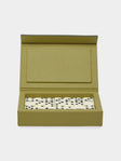 Giobagnara - Parma Leather Dominoes Set - Green - ABASK - 