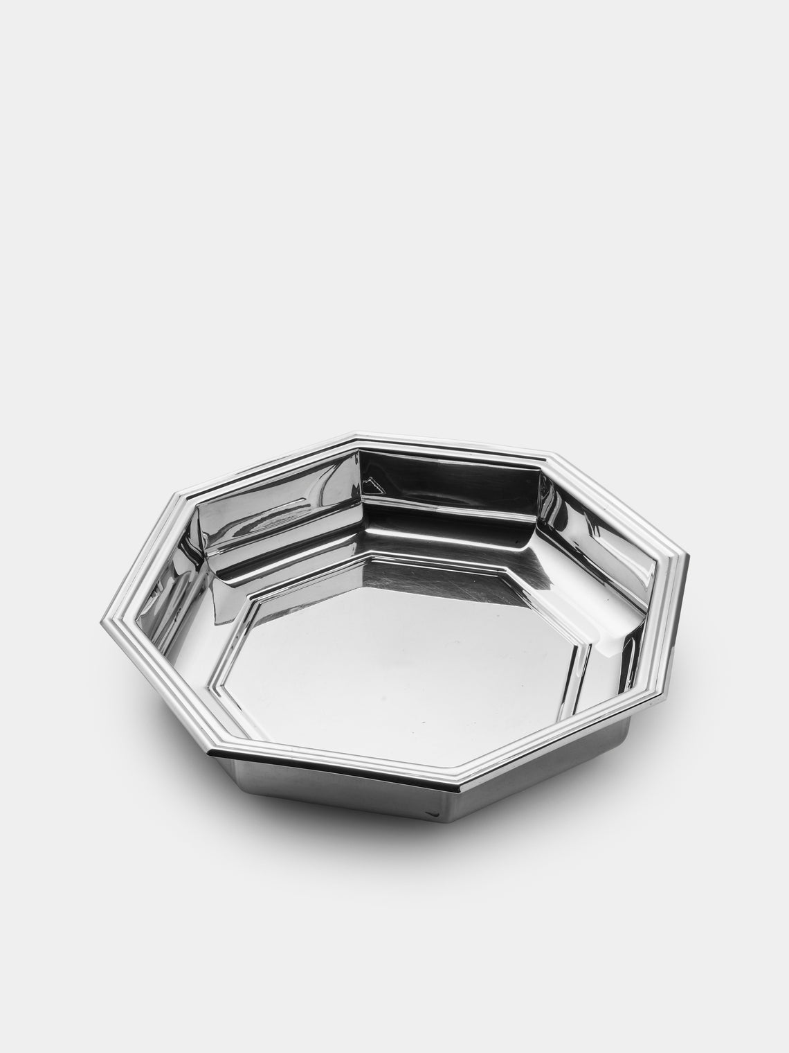 Antique and Vintage - 1910 Tiffany NY Sterling Octagonal Platter - Silver - ABASK - 