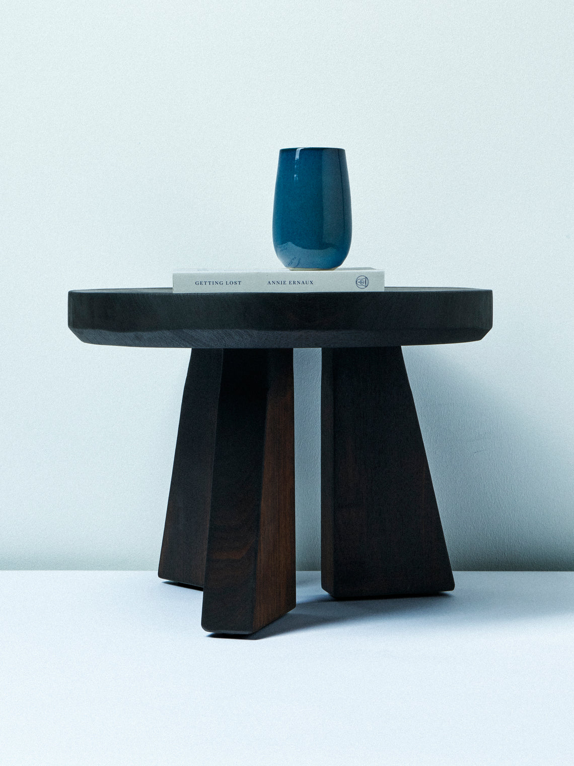 Riccardo Monte - Hand-Carved Oak Bath Stool - Brown - ABASK