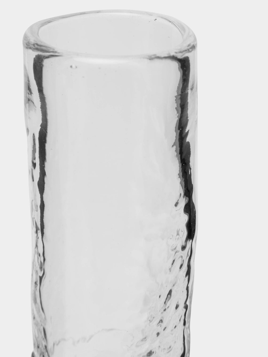 Hand-Blown Glass Champagne Flute