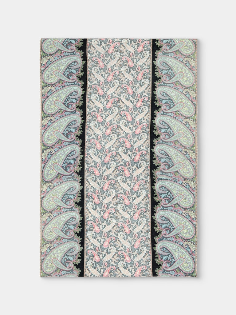D'Ascoli - Crosby Printed Linen Rectangular Tablecloth (110in/2.8m) - Multiple - ABASK