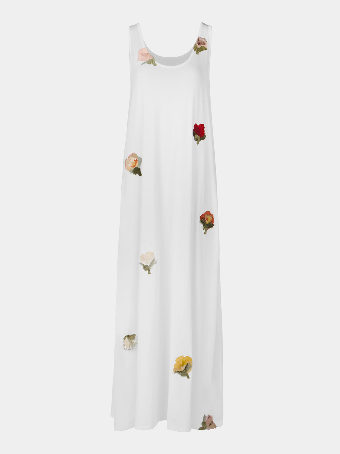 Considered Objects - Bamboo Viscose Tank Dress - White - ABASK - 