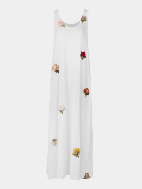 Considered Objects - Bamboo Viscose Tank Dress - White - ABASK - 