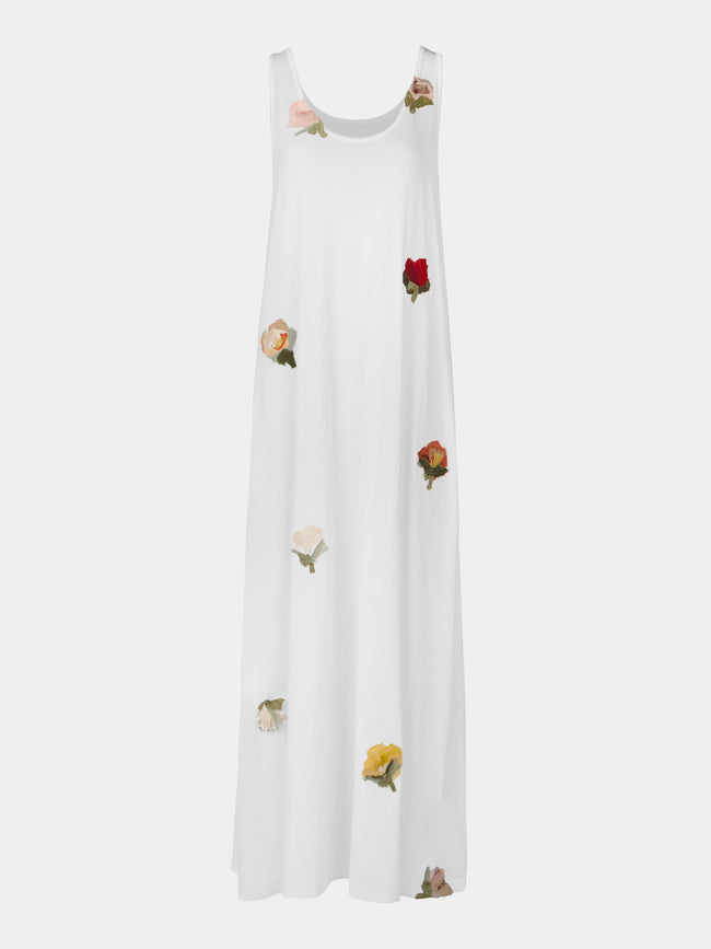 Considered Objects - Bamboo Viscose Tank Dress - White - ABASK - 