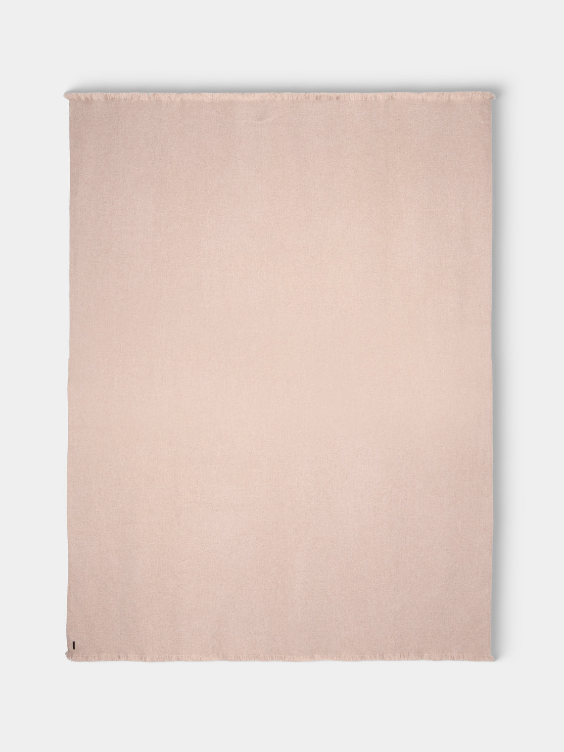 de Le Cuona - Herringbone Cashmere Throw (78.5in/2m) - Beige - ABASK - 