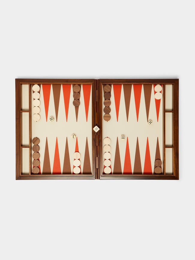 Giobagnara - Leather Backgammon Set -  - ABASK - 
