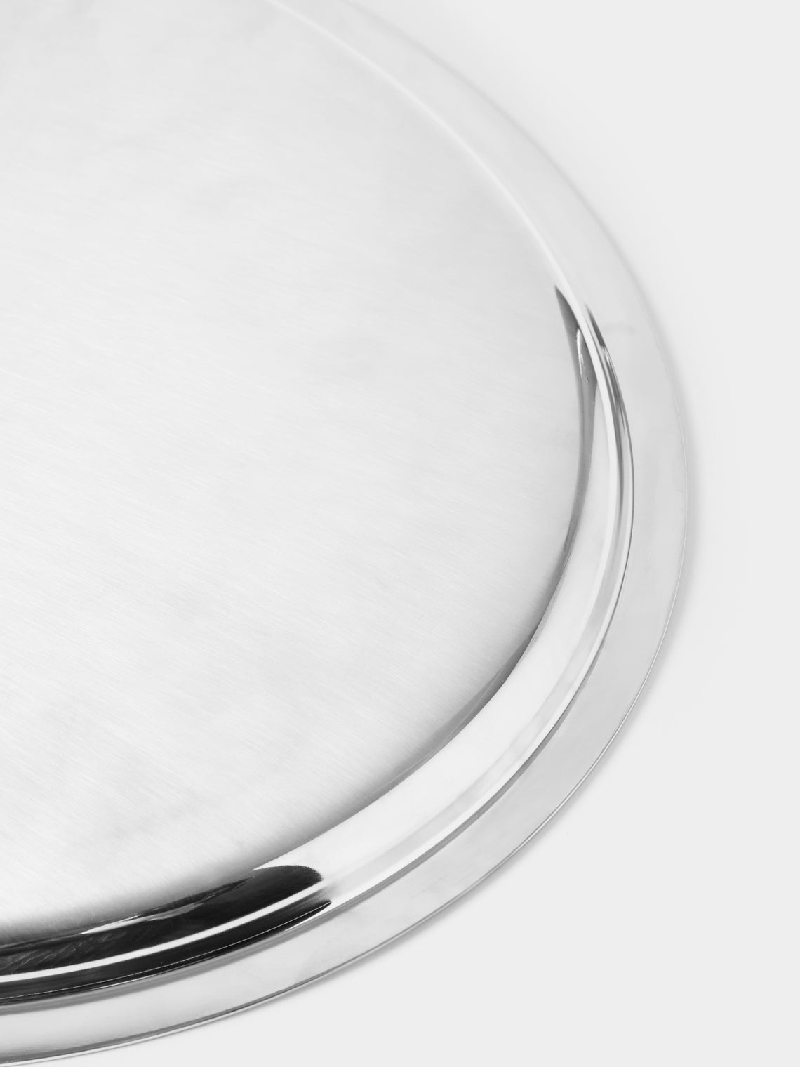 Ercuis - Silver-Plated Oval Tray (19.5in/49cm) - Silver - ABASK