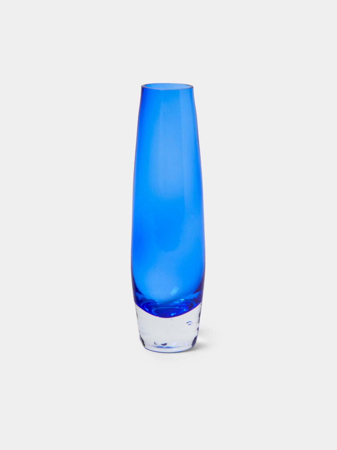 Antique and Vintage - Mid-Century Glass Bud Vases (Set of 8) - Blue - ABASK
