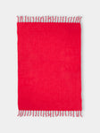 Lena Rewell - Handwoven Solid Mohair King-Size Blanket (118in/3m) - Pink - ABASK - 