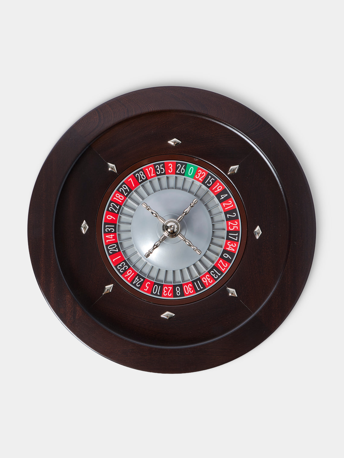 Geoffrey Parker - Wenge Wood Roulette Wheel - Brown - ABASK - 