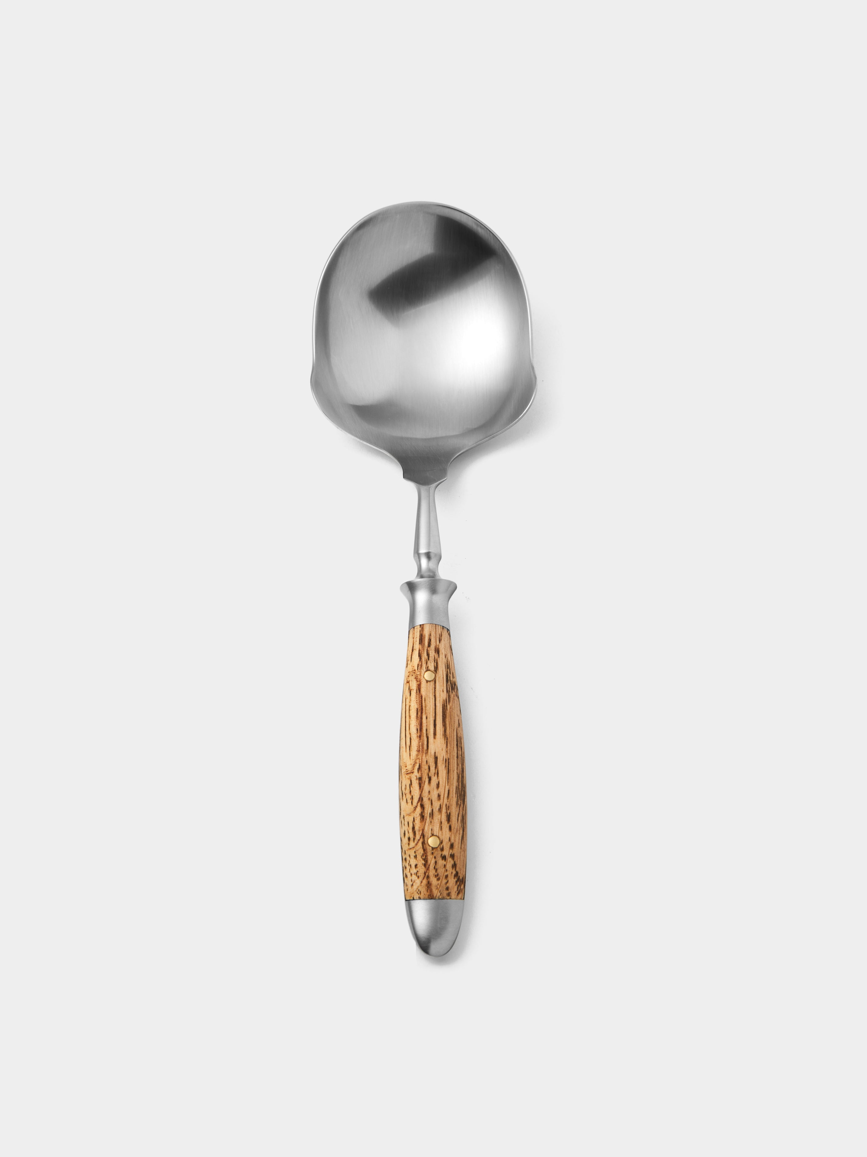 Light Oak Old German Serving Spoon