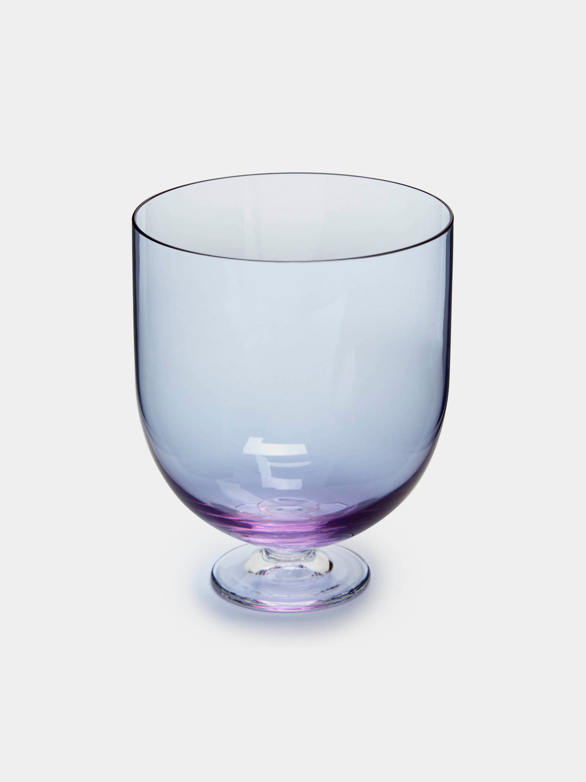 NasonMoretti - Archive Revival 1988 Hand-Blown Murano Water Glasses (Set of 2) - Purple - ABASK - 