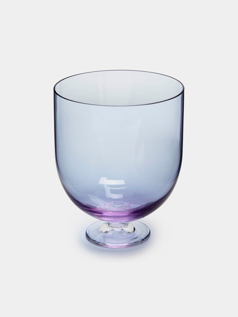 NasonMoretti - Archive Revival 1988 Hand-Blown Murano Water Glasses (Set of 2) - Purple - ABASK - 