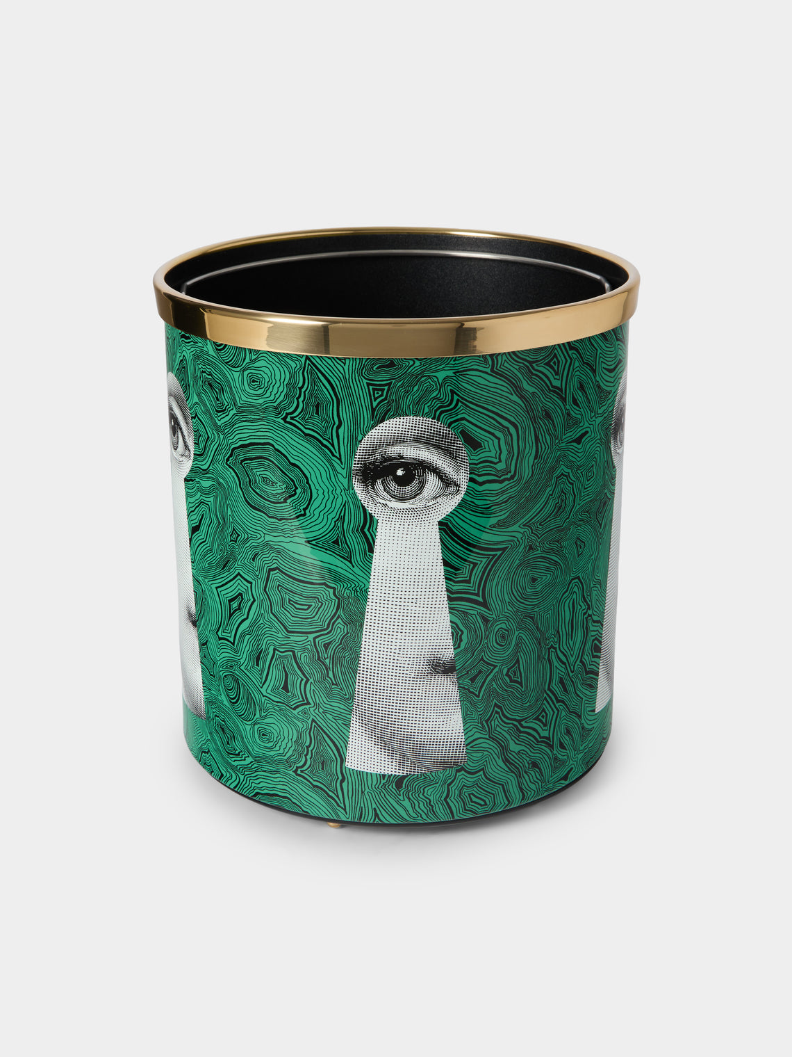 Fornasetti - Serratura Iron Wastepaper Bin - Multiple - ABASK - 