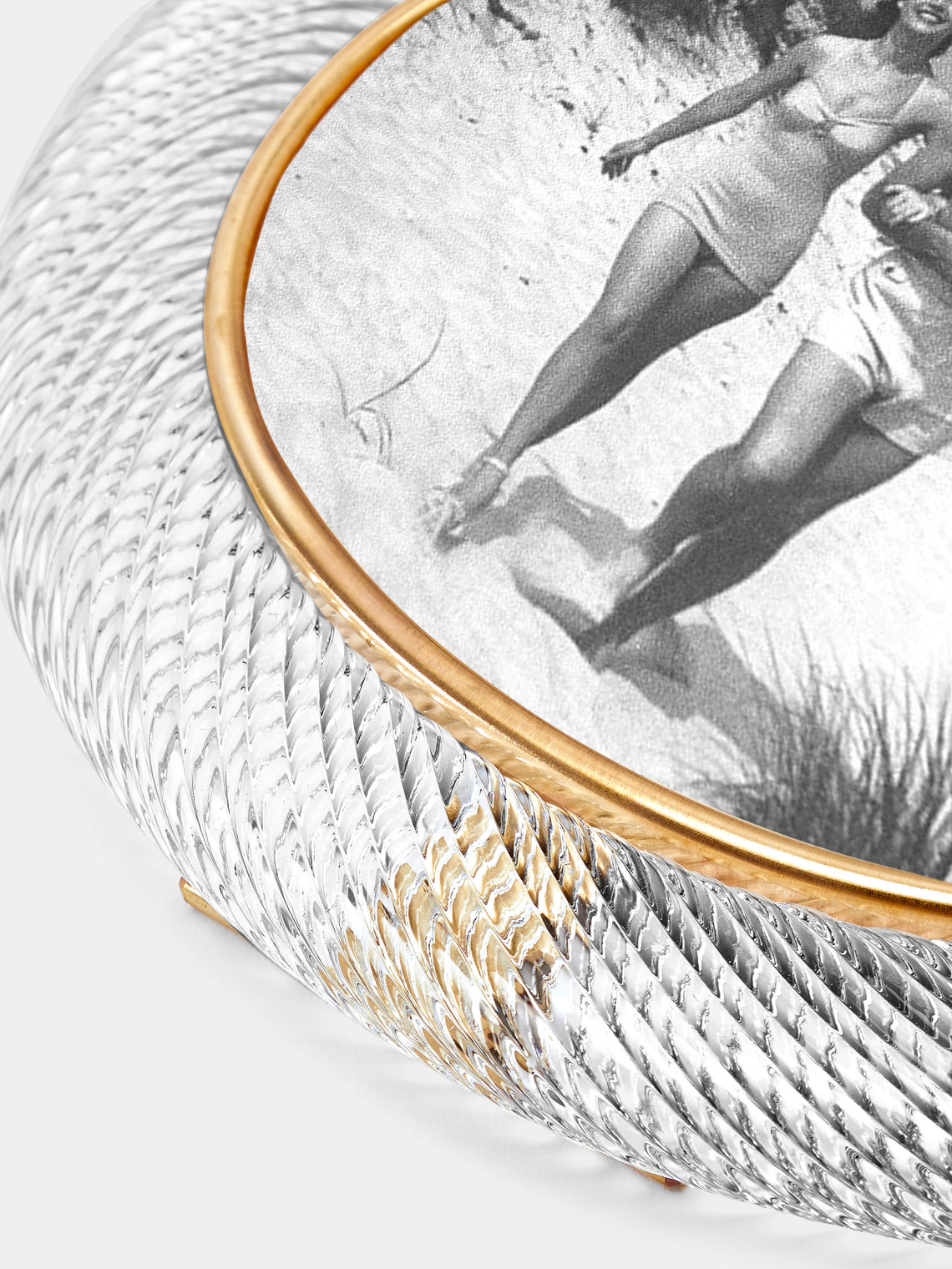 Antique and Vintage - 1960s Murano Glass Photo Frame - Clear - ABASK