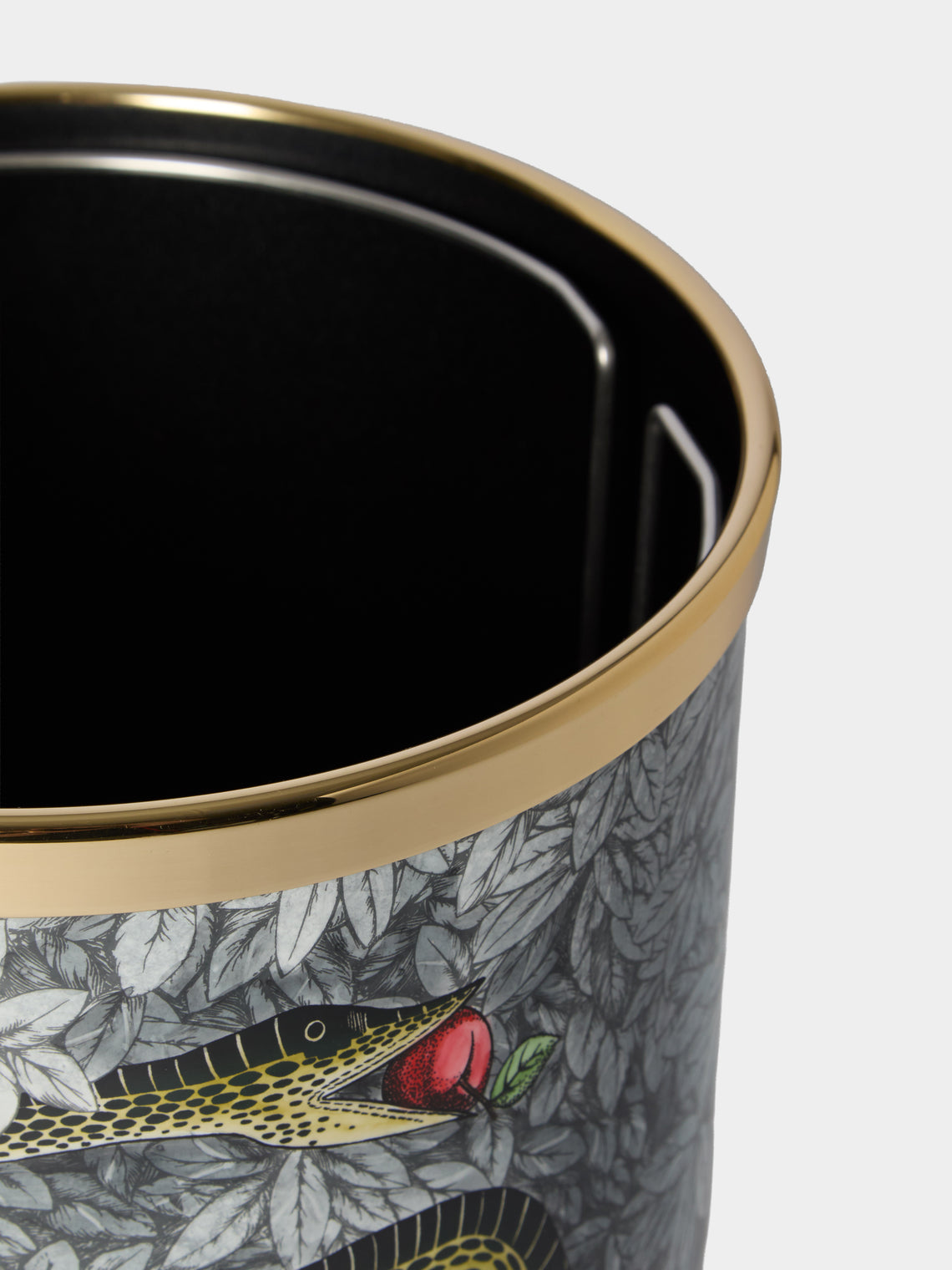 Fornasetti - Peccato Orginale Iron Wastepaper Bin - Multiple - ABASK