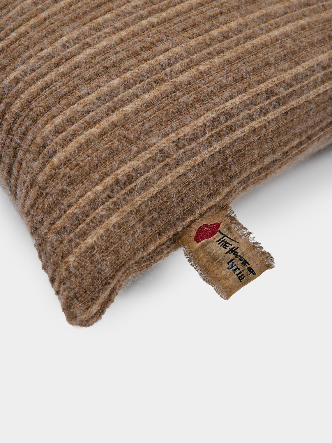 The House of Lyria - Lucidio Cotton-Blend Cushion (17.5in/45cm) - Beige - ABASK