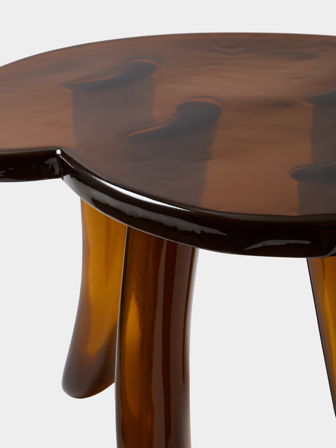 Szymon Keller - Lung Resin Low Table (18in/46cm) - Brown - ABASK