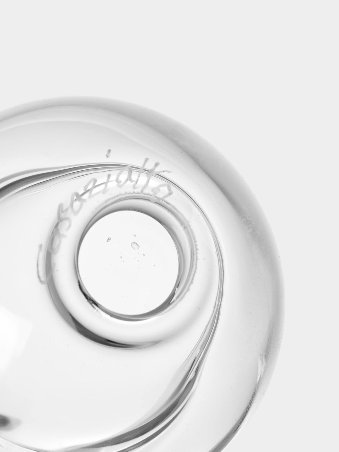 Casarialto - Portofino Palm Tree Hand-Blown Glass Salt and Pepper Holder - Clear - ABASK