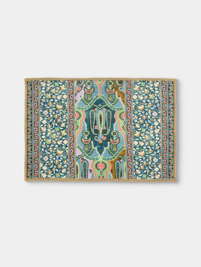 D'Ascoli - | Set of 4 | Nirvana Printed Linen Placemats - Multiple - ABASK - 